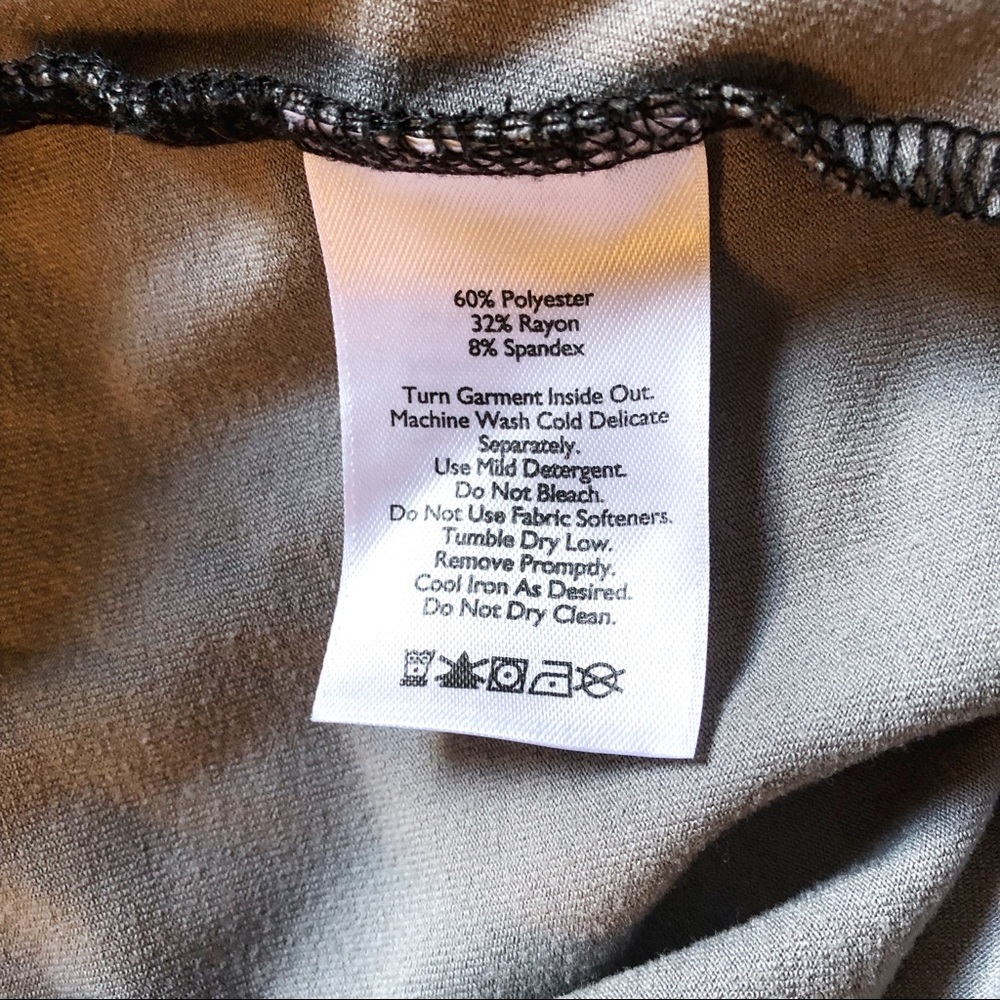 Eddie Bauer Aster Crossover Tank Dress Gray Print - Picture 5 of 5